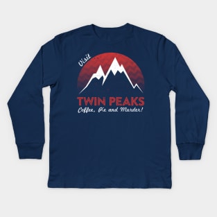 Visit Twin Peaks Kids Long Sleeve T-Shirt